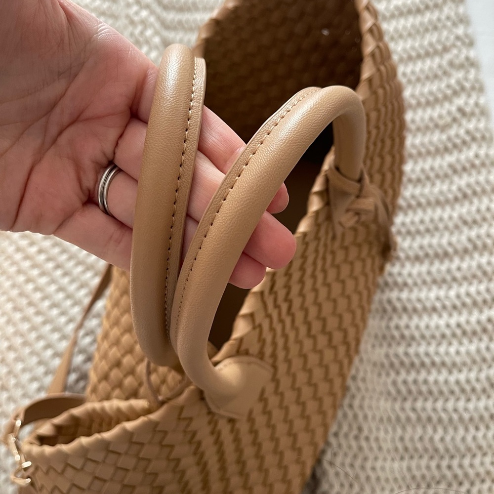 Anne Klein Woven Tote - Picture 6 of 8